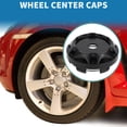 thumbnail image 2 of Unique Bargains Wheel Center Caps Hub Caps Rim Center Caps OD: 68mm/2.68" Black 1Pc Universal, 2 of 6
