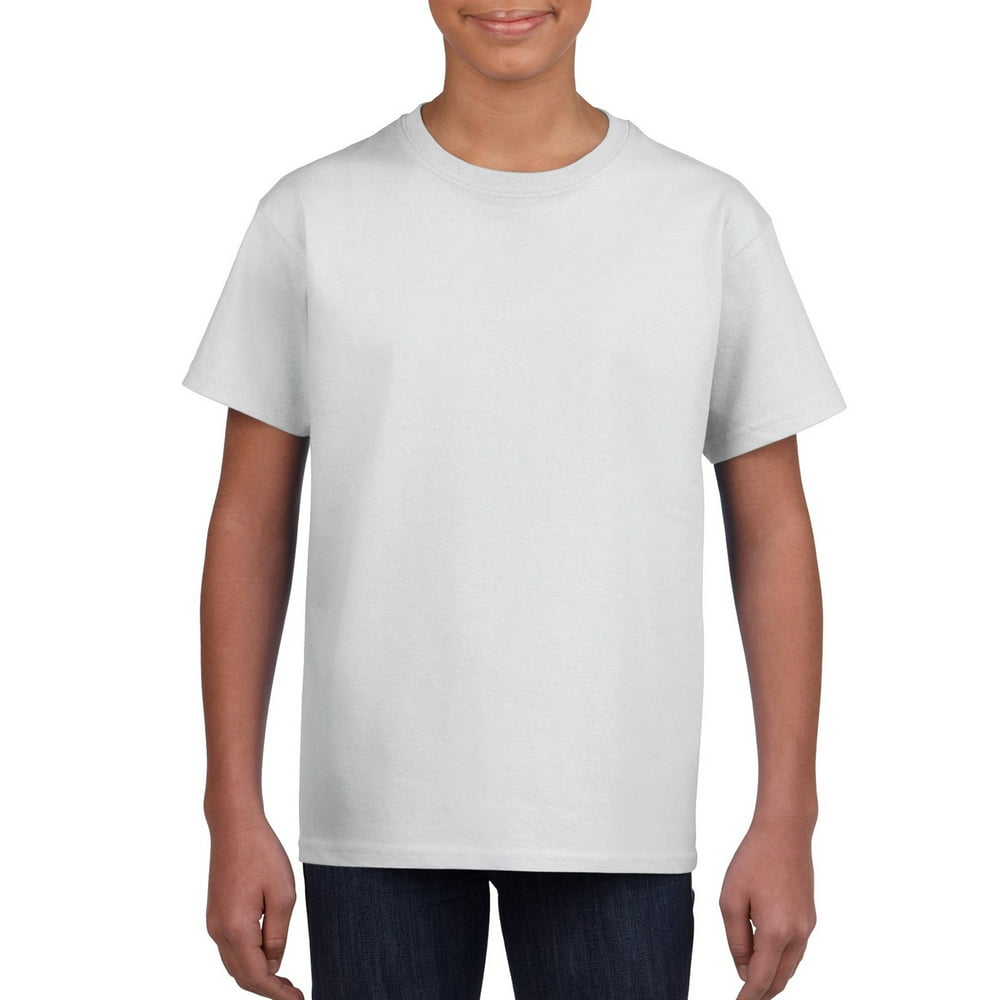 Gildan - Gildan Ultra Cotton Classic Youth Short Sleeve T-Shirt ...