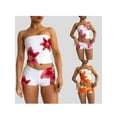 thumbnail image 3 of Michellecmm  Women Pajamas Set 2 Pieces Loungewear Suits Tube Tops Shorts, 3 of 9