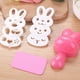 thumbnail image 5 of Wosthever Juego de moldes para bolas de arroz en forma de conejo, color rosa, para almuerzos infantiles, molde para bolas de arroz en forma de Cocina y Comedor, 5 of 6