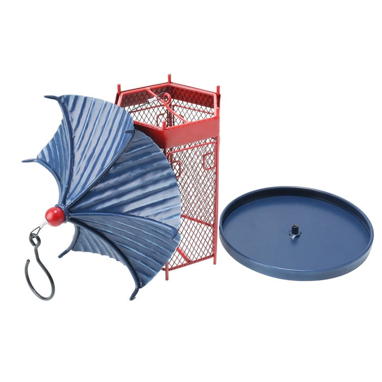 Outdoor Hanging Bird Feeder, Food Feeder, Balcony, Courtyard Garden, Villa, Garden, Metal Pavilion Decoration