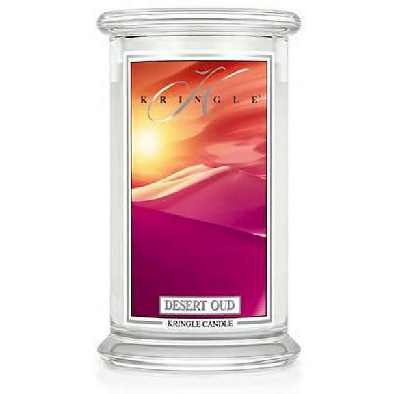 DESERT OUD Large 2-Wick 22 oz 100 Hour Hour Jar by Kringle Candles