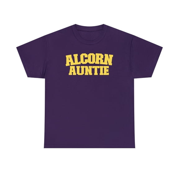 Alcorn State University Auntie Unisex Heavy Cotton Tee - 107 HBCU