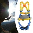 thumbnail image 3 of Professional Rock Climbing Harness Full Body Safety Removable Gear Fall Equipment Gear Tool for Unisex Kids Teen - yellow and blue Yellow Blue, 3 of 10