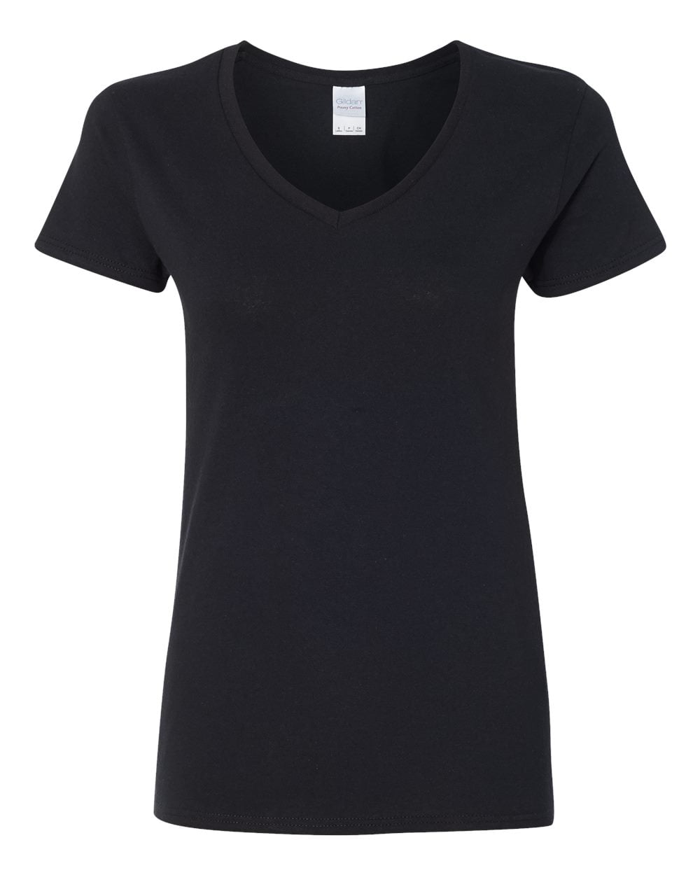 Gildan - Gildan - Heavy Cotton Womenâs V-Neck T-Shirt - 5V00L - Walmart.com