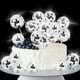 thumbnail image 4 of 24 Piezas Bola de Discoteca Adornos para Cupcakes Bola de Discoteca Selecciones para Cupcakes Bola de Espejo Reflectante Adornos para Pasteles Decoraciones de Discoteca Plata, 4 of 5