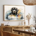 thumbnail image 3 of Tibetan Mastiff Cute Dog Cat in Bathtube Pictures Painting Prints, Funny Colorfull Animals Bathroom Wall Decor Pet Artworks Pet Gift Ready To Hang, Canvas Wall Art, 3 of 5