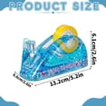 thumbnail image 3 of HonestMatter Desk Tape Dispenser, Acrylic Glitter Tape Holder with Weighted Non-Slip Base, Modern Desktop Accessory for Office and Home, 3 of 7