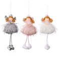 thumbnail image 1 of Navidad Ángel Niña Escena De Navidad Decoración Muñeco De Peluche Colgante Adorno Colgante Artesanía Árbol De Navidad Colgantes Duraderos Yuarrent HA038719-00, 1 of 6