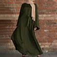thumbnail image 4 of Robe Longue Abaya Musulmane pour Femmes Imprimée Florale Vintage Kaftan Islamique Maxi Robes pour Femmes, 4 of 5