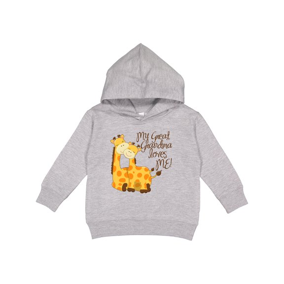 Inktastic My Great Grandma Loves Me Toddler Hoodie