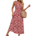 thumbnail image 4 of Fantaslook Summer Dresses for Women Sleeveless Casual Long Dress Beach Vacation Sundresses with Pockets, 4 of 10