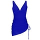thumbnail image 4 of Trajes de Baño para Mujeres Vestido de Baño Malla Sheer Sarong Envuelve, Poliéster con Sostén Extraíble Almohadilla para la Playa Piscina Verano, 4 of 8