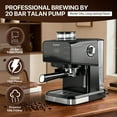 thumbnail image 4 of Espresso Machine 20 Bar, Coffee Maker with grinder Black, 4 of 4