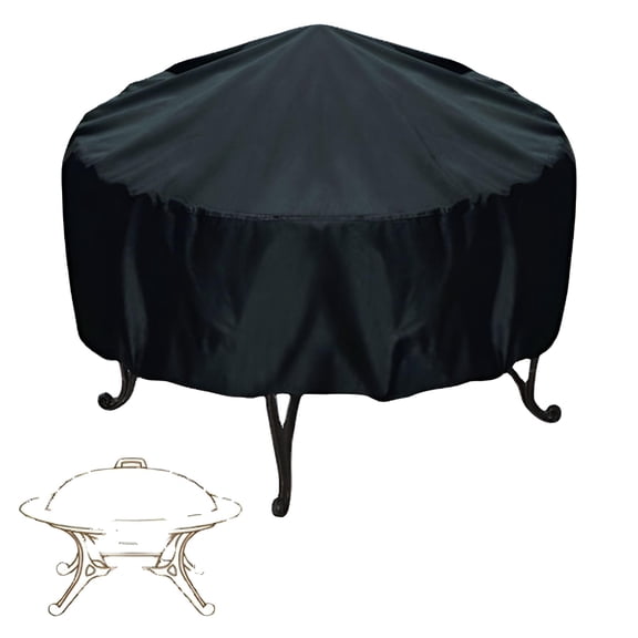 ACDANC Waterproof Outdoor Patio Round Fire Pit Cover Protection Dustproof 40*18 inch