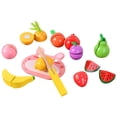 thumbnail image 1 of 12 Unids Cutting Pretend Toy Set Basic Skills Developed Food Cosplay Linda Educación para Cumpleaños Cumpleaños Fruta SM SunniMix Juego de corte, 1 of 7