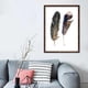 thumbnail image 4 of Wekity Feather Wall Art Canvas Print Poster, Simple Fashion Oil Painting Art Drawing Decor for Home Living Room Bedroom Office and Children's Room (Se, 4 of 5