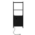 thumbnail image 6 of Tcbosik Nightstand with Charging Station, Modern End Table with Voice Controlled Night Light, Lockable Bedside Table with Open Shelves and Storage Drawers for Bedroom, Black, 6 of 9