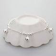 thumbnail image 2 of Yesbay Women 3Pcs Bells 12 Beads Luxury Chain Ankle Bracelet Beach Anklet, 2 of 7