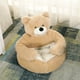 thumbnail image 2 of Camas para perros Bear Hug para perros pequeños, cama para perros, cama para gatos, sofá lavable, cómodas, bonitas y duraderas, camas para mascotas, f - Caqui 50cm Sunnimix Cama para gatos con forma de oso, 2 of 7