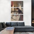 thumbnail image 2 of ARTCANVAS Woman Ironing 1887 Canvas Art Print by Edgar Degas - Size: 60" x 40" (1.50" Deep) (3-Piece), 2 of 9