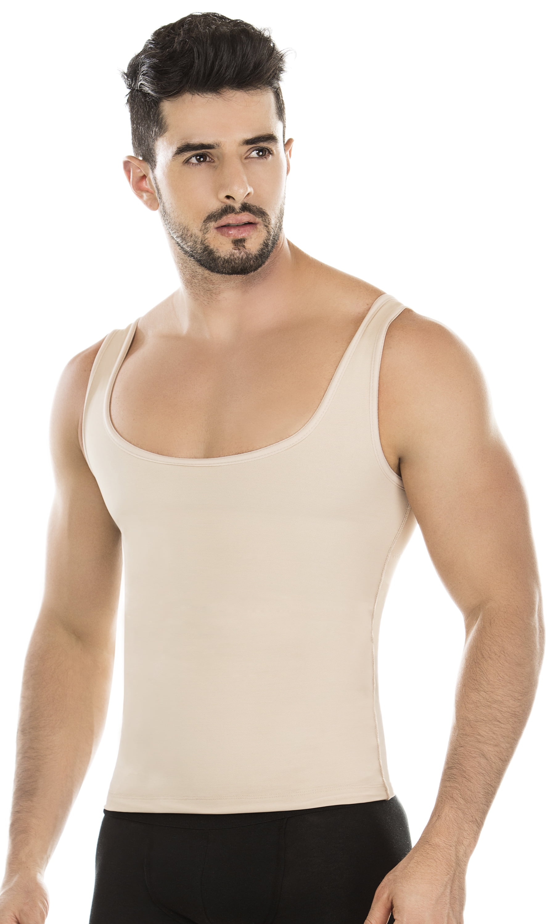 Body Shaper for men tummy Tank Camis Compression Shirt Belly Trimmer Back  Pain Relief Helps maintain posture Seamless Abdomen control Fajas  Colombianas para hombres reductoras y moldeadoras 