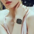 thumbnail image 3 of Compatible avec Fitbit Versa 3 Bracelets/Fitbit Versa Sense Bracelets, Bracelets en Maille en Acier Inoxydable avec Verrou Magnétique Ajustable pour Femmes Hommes, 3 of 6