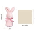 thumbnail image 3 of Tyidzon Easter Bunny Towels, Bunny Shaped Hand Towel for Kids, Soft Absorbent Face Towel for Easter Birthday Parties Holiday Gifts, Pink, 3 of 7