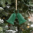 thumbnail image 5 of Christmas Double Bells Hanging Ornament, Large Iron Bells Christmas Tree Decoration, Festive Pendant for Holiday Party, Home Decor and Seasonal Atmosphere Arrangement, 5 of 7