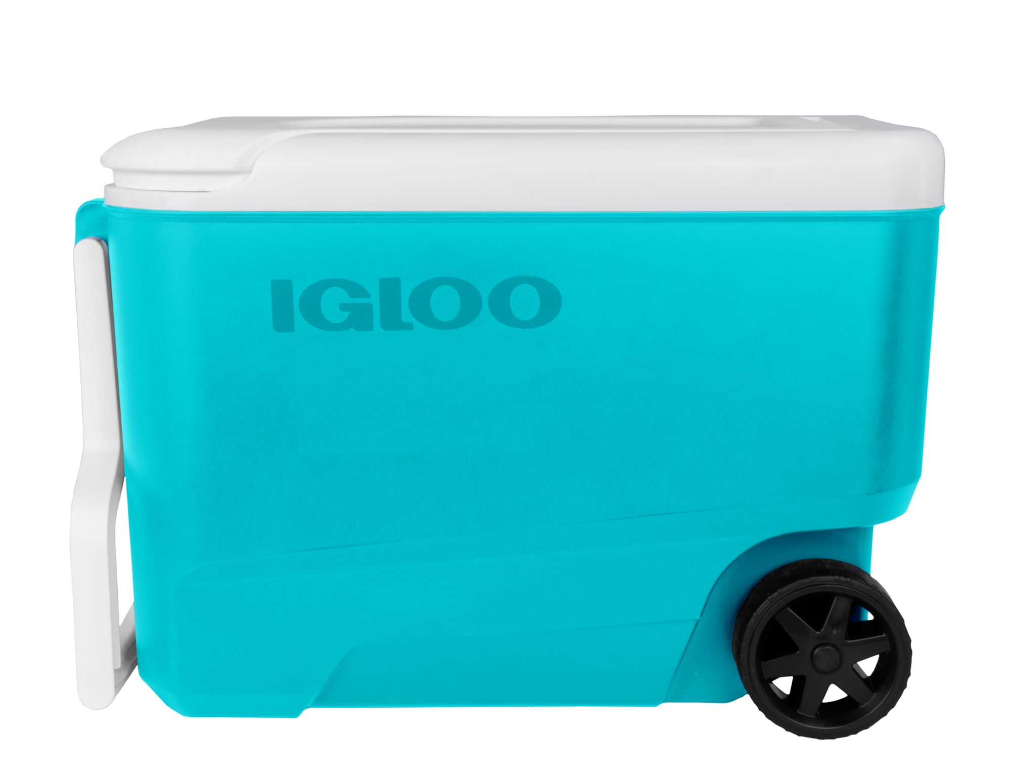 Igloo 38 qt. 'Wheelie Cool' Hard Ice Chest Cooler with Wheels Aqua
