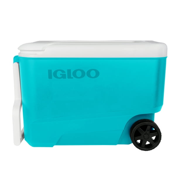 Igloo 38 Qt 'Wheelie Cool' Hard Sided Ice Chest Cooler, Blue