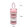 thumbnail image 2 of Dispensador de leche en polvo y contenedor de refrigerios apilable para llevar, ideal para exteriores., 2 of 5