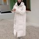 thumbnail image 1 of Parkas de manga larga para mujer, abrigo de algodón de longitud extendida para mujer, abrigo de algodón con capucha gruesa, holgado, resistente al frío y cálido, largo hasta la rodilla, abrigo para mu, 1 of 8