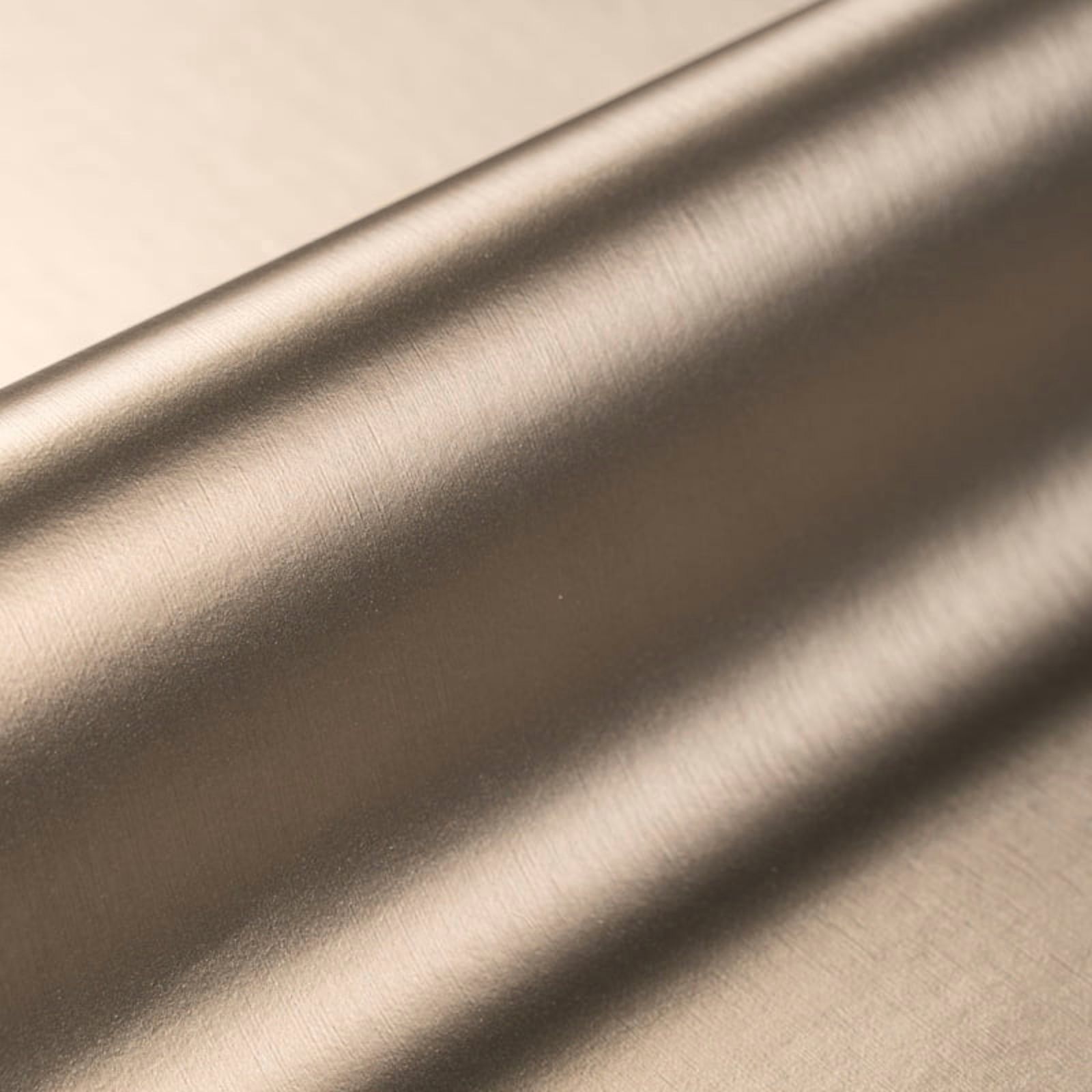 Brushed Metal Texture PET Peel and Stick Wallpaper Self Adhesive Waterproof Metallic Vinyl Finish for Wall Backsplash or Furniture Industrial Style Refrigerator Color Change 23.62 in*118/ 197 in