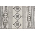 thumbnail image 5 of Casavani Geometric Garden Outdoor Yoga Kilim, Gray 8x10 feet, 5 of 6
