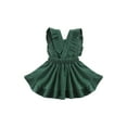 thumbnail image 3 of Cenuakty Baby Girl’s Casual Suspender Ruffles Skirt Vintage Flower Embroidered A-line Princess Skirt, 3 of 8
