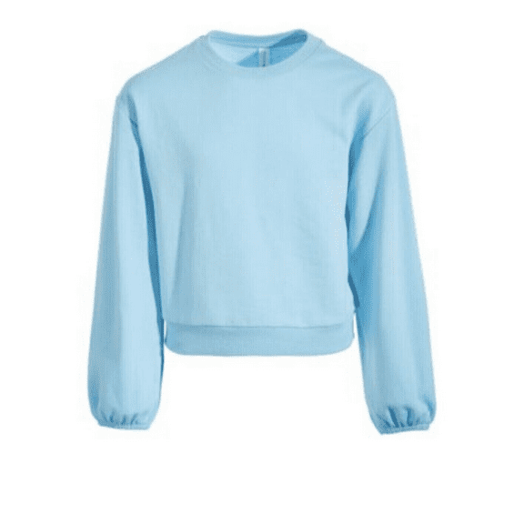 ID Ideology Little Girls Fleece Sweatshirt, Light Turq, Size S 7/8