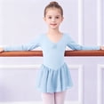 thumbnail image 2 of 3-4 Years Newborn Toddler Ballet Dance Leotards Skirt Ballerina Ballet Outfit Dresses Puff Sleeve Sleep & Play One-Piece Bodysuit Newborns Everyday Wear, 2 of 8