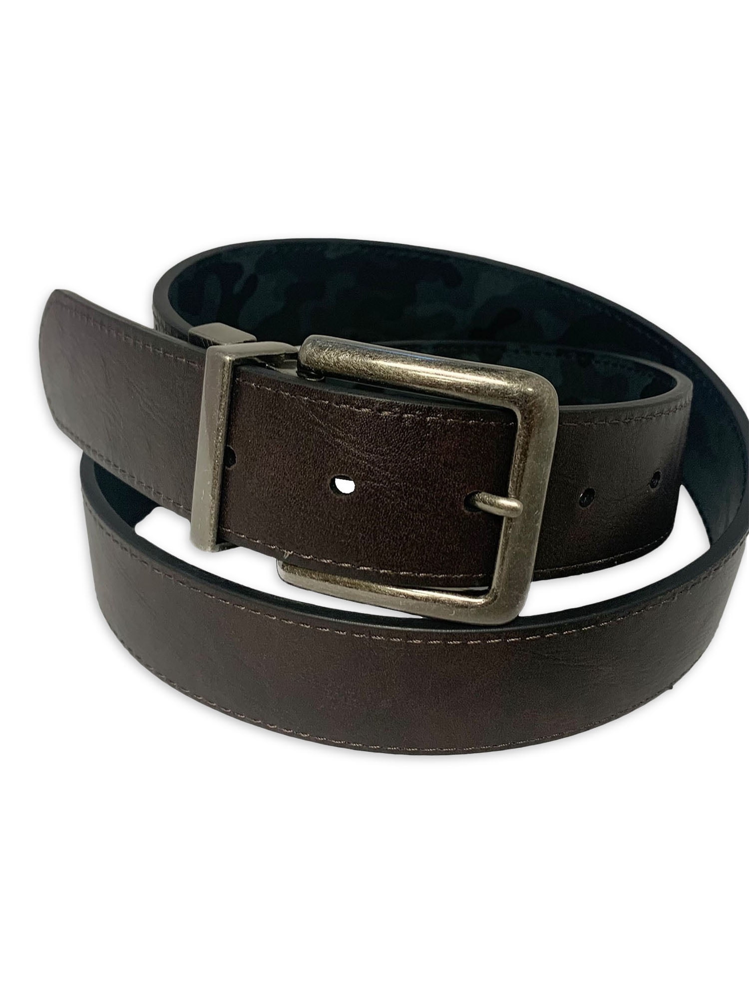 George Men's 38mm Camo to Brown Reversible Belt