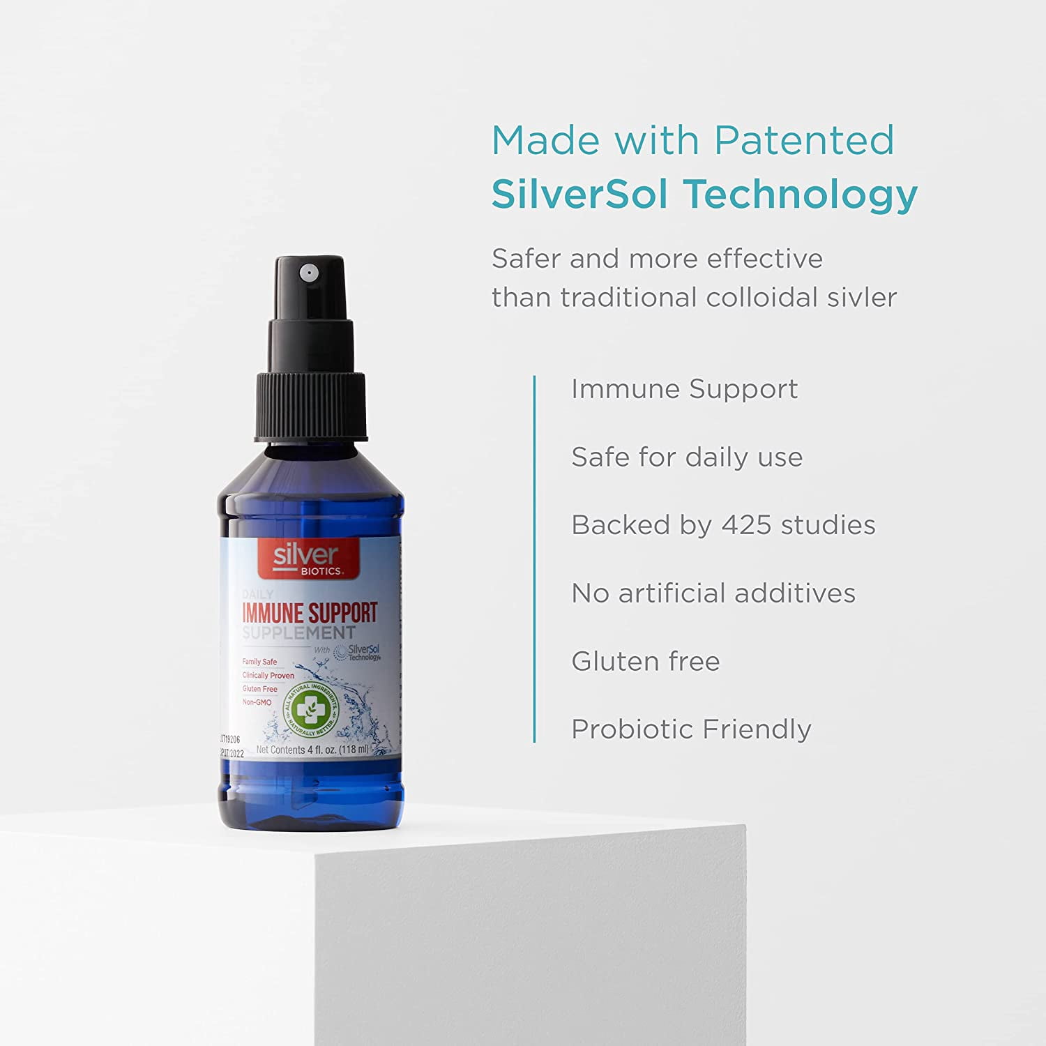 American Biotech Labs Silver Biotics Ultimate Immune System Support, 4 Fl Oz