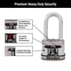 thumbnail image 5 of Candado Master Lock M5XDLH Magnum, resistente, plateado, 5 cm, 5 of 6