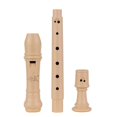 thumbnail image 3 of Qi Mei 8-hole German Style Soprano Descant Recorder Flute With Cleaning Rod Finger Rest Strap Pu Storage Bag, 3 of 5
