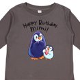 thumbnail image 4 of Inktastic Happy Birthday, Mimi- Cute Penguins Boys or Girls Long Sleeve Toddler T-Shirt, 4 of 5