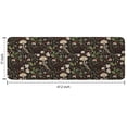thumbnail image 7 of Brown Mushroom Daisy Dark Pattern Kitchen Rug Mat,Kitchen Runner Rugs Non Skid Washable,Decorative Kitchen Floor Mats for Kitchen,Sink,Laundry,17"x47.2", 7 of 7