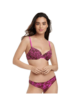 Auden Women's Burgundy High Apex Plunge Coverage Lace Push Up Bra Size  undefined - $7 New With Tags - From Heather