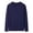 (Solid)Navy, variant on Coorders Men's Cotton Long Sleeve Shirts, Lightweight Basic Crew Tees for Mens ,Big and Tall Navy,Size XXL