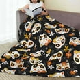 thumbnail image 6 of Sikiie Flower Fox Ultra-Soft Micro flannel Blanket Luxury All Seasons Warm Blanket for Bedding Sofa and Travel (4 sizes)-50"x40", 6 of 7