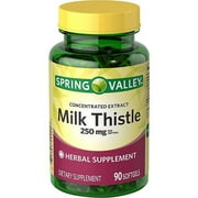 Spring Valley Milk Thistle Softgels, 250 mg, 90 count