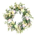 thumbnail image 1 of Guirnalda de Pascua huevos de Pascua guirnalda de margaritas plantas de simulación colgador de puerta decoración de Pascua, 1 of 5