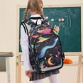 thumbnail image 7 of FORMRS Unisex School Backpack 17" Student Travel Bag with Laptop Compartment, Zodiac Stars, 7 of 7